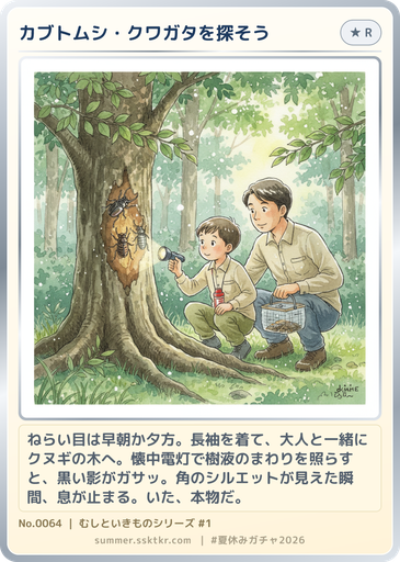 ミッションカードの見本